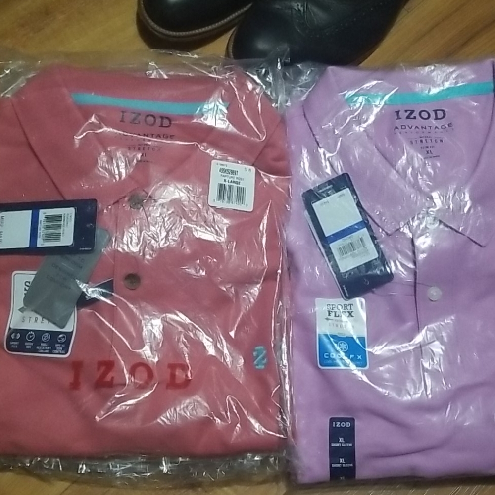 Izod Advantage slim fit XL Orchid color - Picture 5 of 6